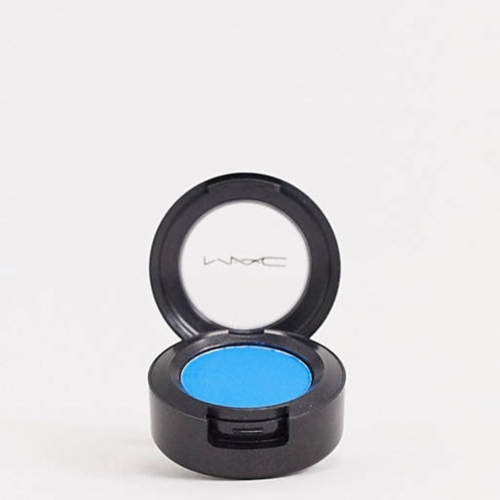MAC Eye Shadow Triennial Wave Satin NEW in BOX! women's makeup blue eye shadow